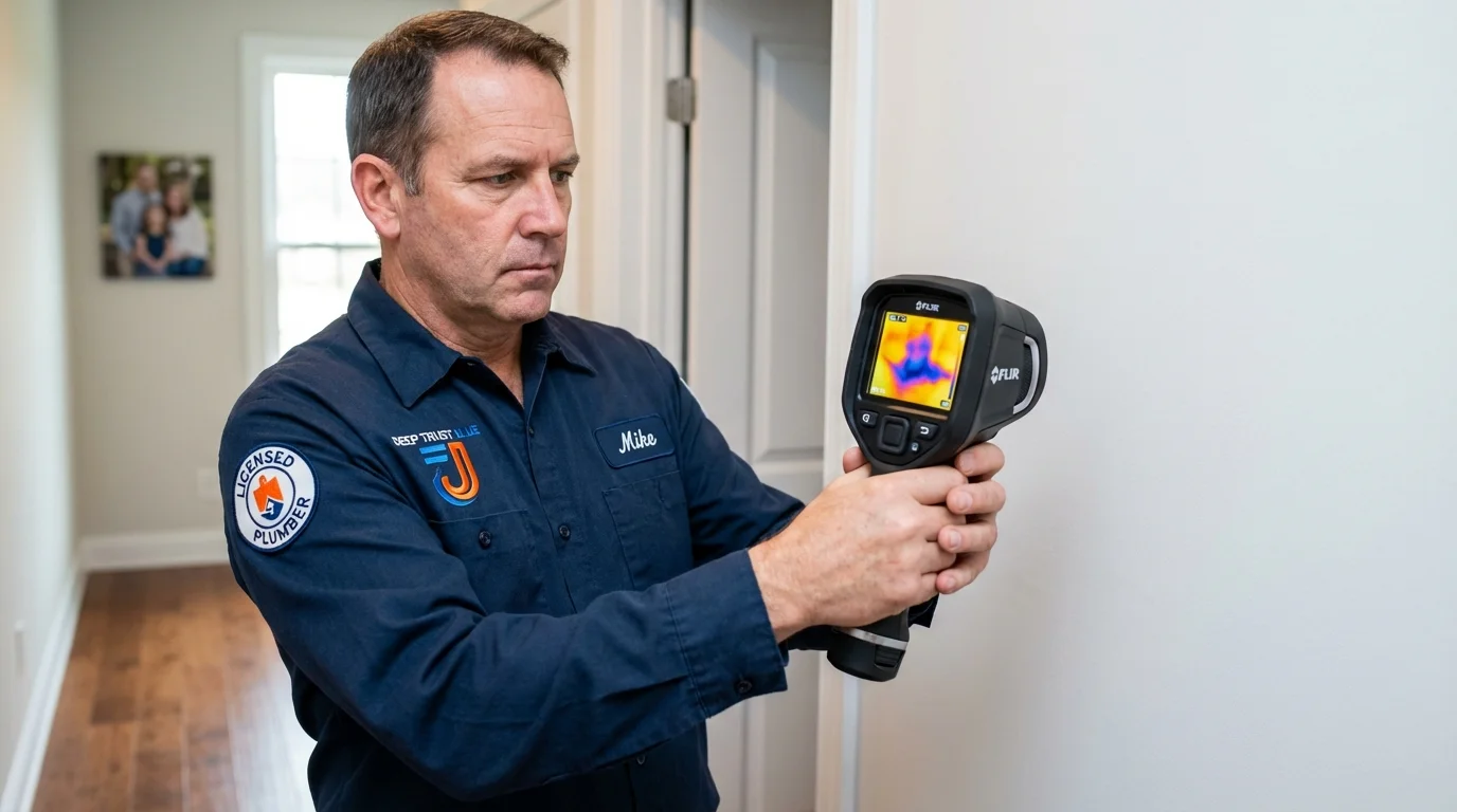 Thermal imaging leak detection by Johns Plumbing LLC in Henderson